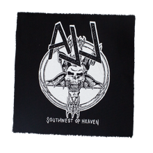 Load image into Gallery viewer, AJJ hellahammer southwest of heaven back patch