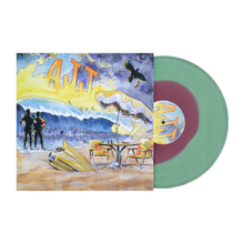 Load image into Gallery viewer, ajj good luck everybody vinyl record green and pink