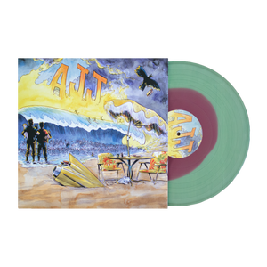 ajj good luck everybody vinyl record green and pink